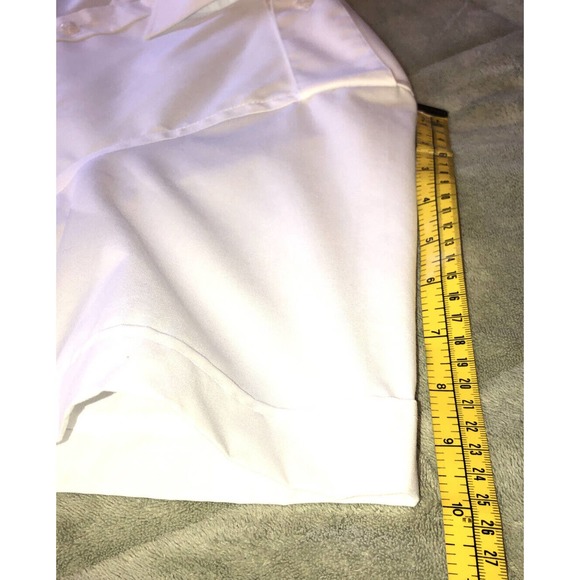 MH Pilot White Button up Work Shirts Lot of 2 Size 16 NWOT - Picture 8 of 10